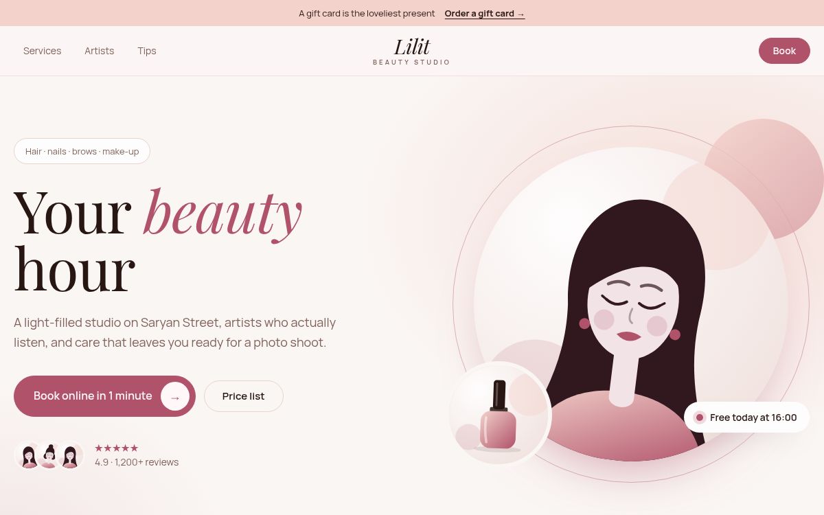 Lilit Beauty Studio — Beauty studio · hair · nails