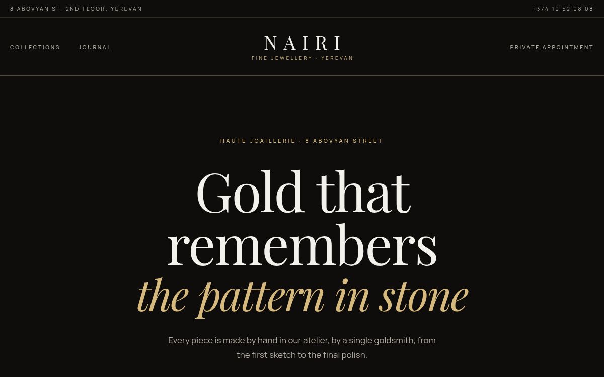 Nairi Fine Jewellery — Fine jewellery · haute joaillerie