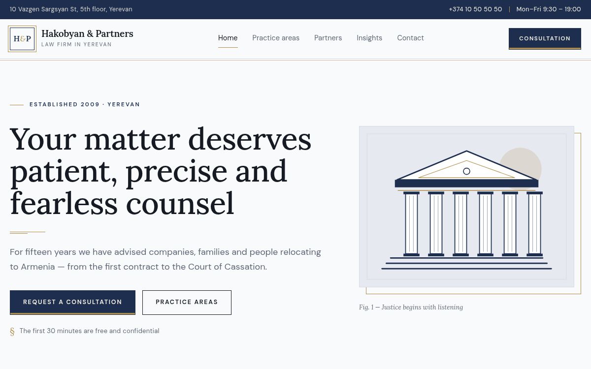 Hakobyan & Partners — Law firm · attorneys