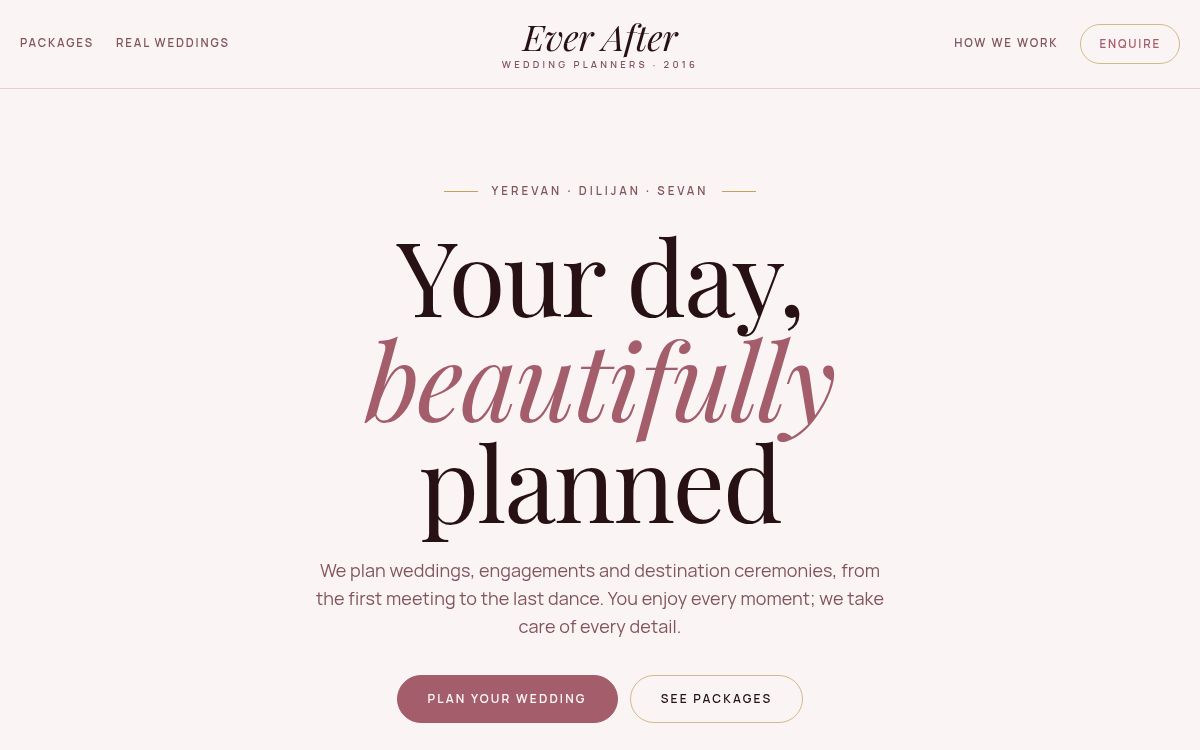 Ever After — Wedding & event planning